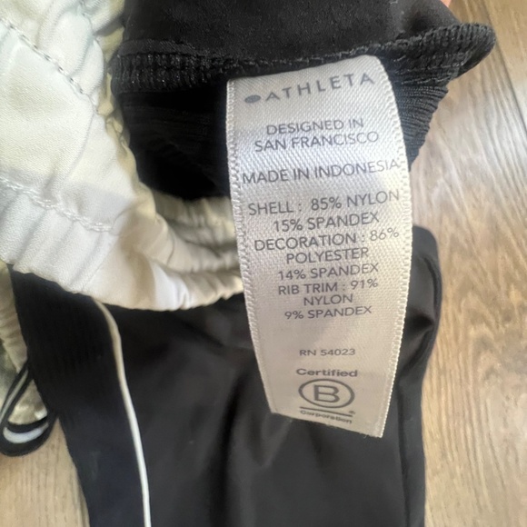 Athleta Women's Brooklyn Joggers, Black and White, Size 4 P - Picture 5 of 15